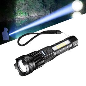 USB Rechargeable LED Flashlight for Camping Hiking