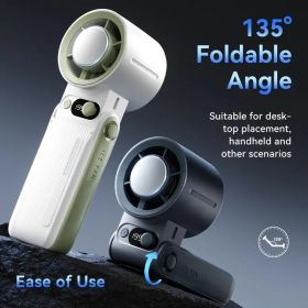 Portable Handheld Fan with Instant Ice-Cooling Technology, 199 Adjustable Speeds & High-Speed Turbo, 6000mAh 24H Rechargeable Battery, Digital Display