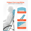 Folding Beach Chair with High Back, Portable Camping ChairforAdults, Includes Cup Holder, Mesh Backrest, Carry Bag, Extra-Wide Seat