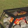 Foldable Camping Grill 12.40 x 10.43 x 1.57 in Alloy Steel