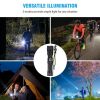 Portable USB Rechargeable LED Flashlight for Outdoor Camping Hiking