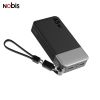 Nobis Portable Charger, 20000mAh 45W Fast Charging Slim Compact Power Bank with Detachable C-Cable for Phone/ Tablet/ Laptop