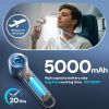 Portable Handheld Turbo Fan for Outdoor - 5000mah Mini Handheld Personal Pocket Fan for Powerful Airflow Wind - 20hrs