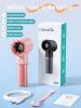 Handheld Portable Fan, 6-Speed Powerful Mini Personal Fan, Rechargeable 5000mAh Battery with Up to 15 Hours Runtime